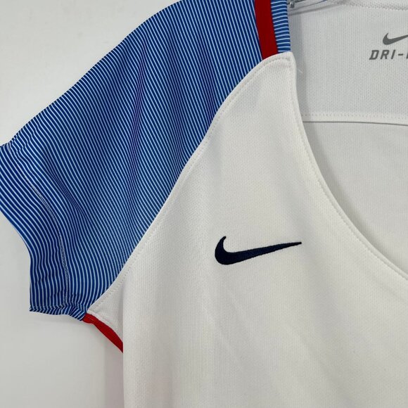 Nike White Blue Team USA Short Sleeve Soccer Jersey | Size M - Picture 5 of 11